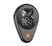 SALALIS Microscopio Electrónico Portátil con Aumento de 500x para Investigación e Inspección, con Pantalla a Color IPS de 2 Pulgadas (Negro)