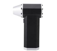 SALALIS Mini Ventilador Turbo, Soplador en Seco por Chorro, Potente Plumero de Aire Recargable de 120000RPM para Actividades Al Aire Libre, Diseño Compacto (Negro Plata)