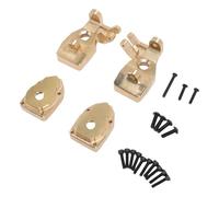 SALALIS MK07 RC Crawler Juego de Copas de Dirección de Latón, 4 Piezas, Material Simétrico de Alta Densidad para Mejorar el Equilibrio del Vehículo