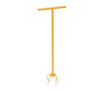 SALALIS Motocultor Giratorio, Cultivador Manual de Hierro Ligero, Aireación Eficiente del Suelo para el Cuidado del Jardín y el Césped, 1 Unidad