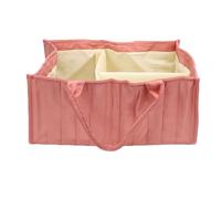 SALALIS Organizador Cambiador Organizador Plegable para Pañales de bebé para Guardería y Viajes con Asas Fáciles de Transportar (Rosa)