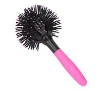 SALALIS Peine de Pelo de Bola Redonda, Peine de Pelo Rizado 3D Desenredante Suave para Cabello Húmedo y Seco, Cepillo de Peinado Portátil para Todos los Peinados