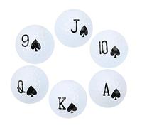 SALALIS Pelotas de de Doble Capa de Larga Distancia, Pelotas de Práctica de Balanceo Elásticas Suaves para Juego, Adecuadas para Campos de, Paquete de 6