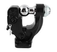 SALALIS Receptor de Enganche Combinado con Gancho de Pivote Recubrimiento en Polvo Negro de 8 Toneladas para Vehículos Todo Terreno RV Material: Acero Forjado Tamaño: 2 Pulgadas Cantidad: 1