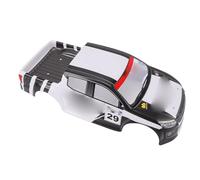 SALALIS Reemplazo Universal de PVC del Marco de la Carrocería del Coche 1/10 RC para Entusiastas Que Personalizan Vehículos con Distancia Entre Ejes de 26 Cm (Negro Blanco)