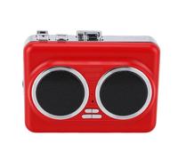 SALALIS Reproductor Portátil Convertidor de Casete a MP3 con Interfaz USB para una Fácil Digitalización de Música Rojo