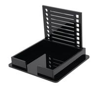 SALALIS Soporte para Notas Adhesivas de ABS con Plantilla para Notas Emergentes de 3x3 Pulgadas, Material de Primera Calidad para Mejorar la Productividad en el Trabajo