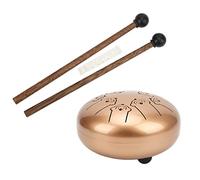 SALALIS Tambor de Lengüeta de Acero de Aleación de Ti de 8 Tonos para Amantes de la Percusión, Fácil Operación, Color Dorado