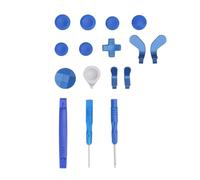 SALALIS Thumbsticks de Repuesto para el Controlador Serie 2, Azules | Kit de palanca de mando de acero inoxidable, 6 palancas con 4 paletas, 2 almohadillas D, para controlador inalámbrico Serie