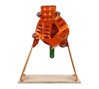 SALALIS Trilladora Manual de Desgranadora de Maíz, Peladora de Mazorcas Eficiente para Agricultura a Pequeña Escala, Color Naranja