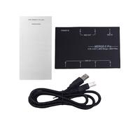 SALALIS USB MIDI Host Box Interfaz de 5 Entradas a 2 Salidas para Sintetizadores MIDI Diseño Resistente a los Golpes para Músicos