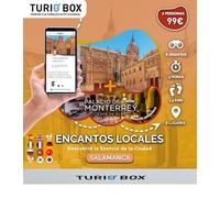 Salamanca Encantos + Entrada al Palacio de Monterrey Paseo Cultural Gamificado en Caja de Regalo para 2 Personas Pasaporte y Pulsera de Líder