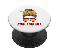 Salamanca Española Señora España Bandera PopSockets PopGrip Adhesivo