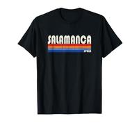 Salamanca Spain Retro 70s 80s Style Camiseta