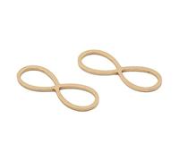 SALAN 20 Piezas De Latón En Bruto Símbolos Infinitos Conectores De Encanto Cadena Gargantilla Enlace para Bricolaje Pulsera Fabricación De Joyas Componentes De Hallazgos De Collar