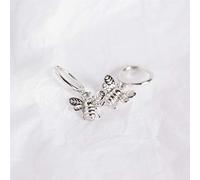 SALAN Linda Pequeña Abeja Pendiente 925 Pendientes De Plata Esterlina para Mujeres Insectos Miel Abeja Perno Pendiente Personalidad Dama Moda Joyería