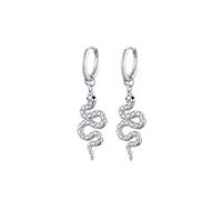 SALAN Pendientes De Aro De Serpiente con Patrón Vintage para Mujeres Y Niñas, Joyería Punk De Plata Esterlina 925, Pendientes Inusuales, Cartílago