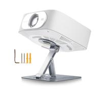 Salange Soporte de Techo para Proyector Multifunción, Giratorio 360° Soporte para Proyector Universal, Apto para Proyectores con Roscas de 1/4 de Pulgada, Plateado