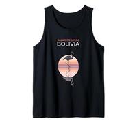 Salar de Uyuni Bolivia Flamingo Atardecer Camiseta sin Mangas