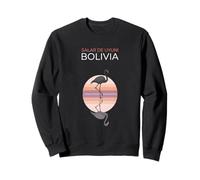 Salar de Uyuni Bolivia Flamingo Atardecer Sudadera