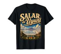 Salar de Uyuni Bolivia Vacaciones Vintage Salar Viajes Camiseta