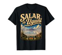 Salar de Uyuni Bolivia Vacaciones Vintage Salar Viajes Camiseta gráfica económica
