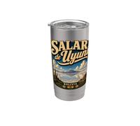 Salar de Uyuni Bolivia vacaciones Vintage Salar Viajes Vaso térmico de acero inoxidable de doble pared