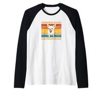 Salario mínimo Perro de ataque de rabia máxima Camiseta Manga Raglan