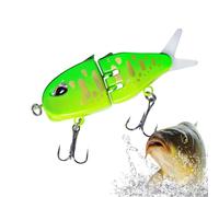 Salarios de, señuelos de articulados, Cebo con compuestos de Agua Salada, Equipo de portátil para Trucha, Agua Dulce, Agua Salada, sartén