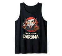 Salaryman Daruma Japonés Salario Hombre Souvenir Japón Humor Camiseta sin Mangas