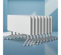 Salas de conferencias plegables modulares con ruedas, moderna configuración rectangular de entrenamiento para reuniones de oficina y juntas