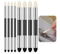 salbsever 8 unidades de papel de tiza al óleo suave para artistas: esponja de mezcla para colores pastel, esponja de doble cara, reutilizable, para dibujo, bocetos, pinceles para profesionales