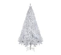 SALCAR Arbol de Navidad Blanco Artificial 180 cm, Árbol de Navidad Nevado con Guantes y 735 Puntas de Rama Soporte de Metal, Montaje Rápido, Ignífugo, Abeto
