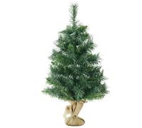 SALCAR Arbol de Navidad Pequeño Artificial 90 cm, Mini Árbol de Navidad con Guantes y 112 Puntas de Rama de Hormigón, Abeto, Ignífugo