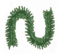 SALCAR Guirnalda de Navidad Verde 5m, Guirnalda de Abeto Artificial para Chimeneas, Escaleras, Puertas y Decoración Navideña