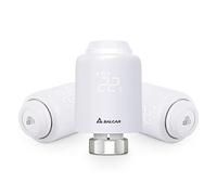 SALCAR Pack de 3 Cabezal Termostático Inteligente WiFi Conexión Directa Termostato Calefaccion Compatible con Amazon Alexa & Google Assistant Programable Tuya Termostato para Radiador