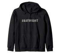 Salchicha Alemana BBQ Alemania Asado Sudadera con Capucha