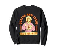 Salchicha De Goetta Goetta and Jesus That's All I Need Sudadera