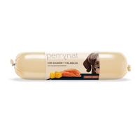 Salchicha para Perros Perrynat 800g - Dibaq. Alimento Completo para Perros. Snack y Entrenamiento. 80% Ingredientes Frescos. Sistema inmune Fuerte. (800g, Salmon y Calabaza)