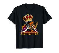 Salchicha Royal King On Throne Dachshund Camiseta