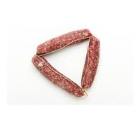 Salchicha Seca De Cerdo Italiana Tomassoni, Salsiccia Secca Lunga, sin gluten y sin lactosa, producto artesanal 100% italiano, especialidades gastronómicas, envasada al vacío, 2 piezas de 260 g