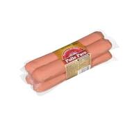 Salchichas cocidas bocata Hacendado de pollo y pavo sabor ahumado 2 paquetes x 200 g Pack 2