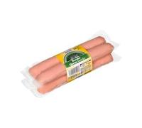 Salchichas cocidas bocata queso Hacendado de pollo y cerdo sabor ahumado 2 paquetes x 175 g Pack 2