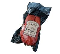 Salchichón 'Nduja Calabese 400g -Picante y Untable, Cerdo Italiano Certificado - 100% Natural | Auténtica Cocina Calabresa por Delizie Vaticane di Tropea (Envasado al Vacío)