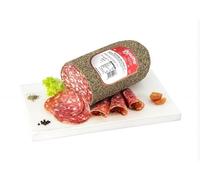 Salchichón Túnel de Pimienta, Piezas de 2,100 Kg, en la Selección Especial Ibéricos a Domicilio Gourmet. 2,100 Kg Aprx