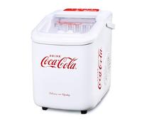 Salco Máquina de cubitos de hielo Coca-Cola, cubitos de hielo en 8-13 minutos, con abrebotellas COCA-COLA (10 kg en 24 h - blanco)