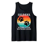 Saldana Home For Wayward Dogs Apellido Camiseta sin Mangas