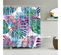 Sale DeCortina de Ducha de Tela Fina, Cortina Baño Tela Impermeable Antimoho, Lavable Cortinas Baño Originales, para Ducha o Bañera en el Hogar Decoración de la Habitación，180x210cm