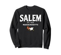 Salem 1626 Massachusetts MA Halloween Duck Witch Costume Sudadera