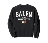Salem 1626 Massachusetts MA Halloween Duck Witch Costume Sudadera
